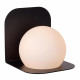 Applique da bagno in metallo con diffusore in vetro