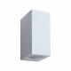 Applique da esterno a LED dimmerabile in metallo moderna con doppio diffusore