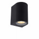Applique da esterno con struttura in alluminio arrotondata dal design moderno