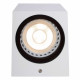 Applique da esterno con struttura in alluminio cubica dal design moderno