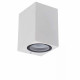 Applique da esterno con struttura in alluminio cubica dal design moderno