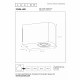 Applique da esterno in alluminio a led dimmerabile dal design moderno