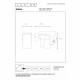 Applique da esterno in alluminio diffusore a led orientabile dal design moderno
