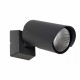 Applique da esterno in alluminio diffusore a led orientabile dal design moderno