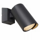 Applique da esterno in alluminio diffusore a led orientabile dal design moderno