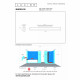 Applique da parete a LED con struttura in metallo dalle linee moderne