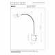 Applique da parete a LED con struttura in metallo e diffusore orientabile