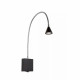 Applique da parete a LED con struttura in metallo e diffusore orientabile