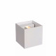 Applique da parete a LED dimmerabile struttura in alluminio moderna verniciata