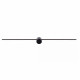 Applique da parete a LED struttura in alluminio grande dal design minimalista