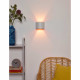 Applique da parete con LED dimmerabile e struttura in alluminio rotonda moderna