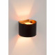 Applique da parete con LED dimmerabile e struttura in alluminio rotonda moderna