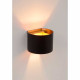 Applique da parete con LED dimmerabile e struttura in alluminio rotonda moderna