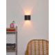 Applique da parete con LED dimmerabile e struttura in alluminio rotonda moderna