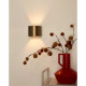 Applique da parete con LED dimmerabile e struttura in alluminio rotonda moderna