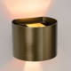 Applique da parete con LED dimmerabile e struttura in alluminio rotonda moderna