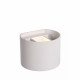 Applique da parete con LED dimmerabile e struttura in alluminio rotonda moderna