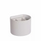 Applique da parete con LED dimmerabile e struttura in alluminio rotonda moderna