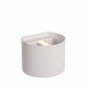 Applique da parete con LED dimmerabile e struttura in alluminio rotonda moderna
