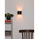 Applique da parete con LED dimmerabile e struttura in alluminio rotonda moderna