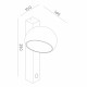 Applique da parete con LED dimmerabile