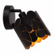 Applique da parete con struttura e diffusore in metallo dal design moderno