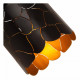 Applique da parete con struttura e diffusore in metallo dal design moderno