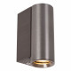 Applique da parete in alluminio dal design moderno con una lampadina
