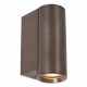 Applique da parete in alluminio dal design moderno con una lampadina