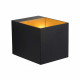 Applique da parete in alluminio verniciato a forma di cubo dal design moderno