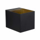 Applique da parete in alluminio verniciato a forma di cubo dal design moderno