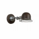 Applique da parete in metallo in stile industrial con diffusore orientabile