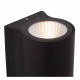 Applique da parete per esterni con doppio LED e struttura in alluminio