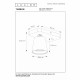 Applique in alluminio a LED dimmerabile e orientabile dal design moderno