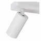 Faretti da soffitto moderno con struttura in alluminio e diffusori orientabili