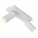 Faretti da soffitto moderno con struttura in alluminio e diffusori orientabili