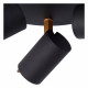 Faretti da soffitto orientabili con placca rotonda in metallo dal design moderno