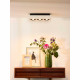 Faretto 3 diffusori a LED orientabili e struttura in alluminio di design moderno