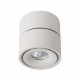 Faretto a LED con struttura tubolare in alluminio orientabile dal design moderno