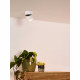 Faretto a LED con struttura tubolare in alluminio orientabile dal design moderno