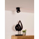 Faretto a LED con struttura tubolare in alluminio orientabile dal design moderno