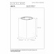 Faretto a LED dimmerabile con struttura cubica in alluminio dal design moderno