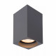 Faretto a LED dimmerabile con struttura cubica in alluminio dal design moderno