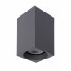 Faretto a LED dimmerabile con struttura cubica in alluminio dal design moderno