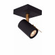 Faretto a LED dimmerabile con struttura in metallo e diffusore orientabile