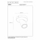 Faretto a LED dimmerabile con struttura moderna orientabile in alluminio
