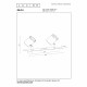 Faretto a LED dimmerabile struttura in metallo e doppio diffusore orientabile