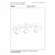 Faretto a LED dimmerabile struttura in metallo e triplo diffusore orientabile