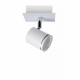 Faretto a LED dimmerabile struttura in metallo moderna e diffusore orientabile
