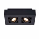 Faretto a LED in alluminio e 2 diffusori orientabili dal design moderno